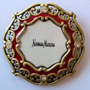 Jay Strongwater Neiman Marcus Jeweled Mini Picture Frame Clip Stand
